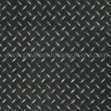 Vinílicos Heterogéneo Suelo Vinílico Black Treadplate